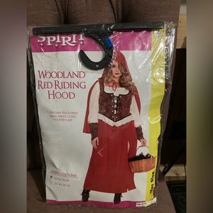Halloween costume adult red riding hood